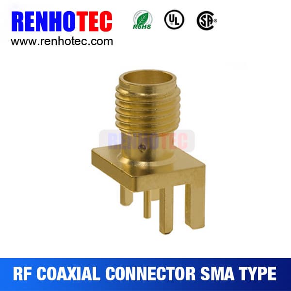 SMA Connector with Jack Socket Suitable for PCB Mount